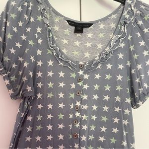 Marc by Marc Jacobs Small button up graphic tee